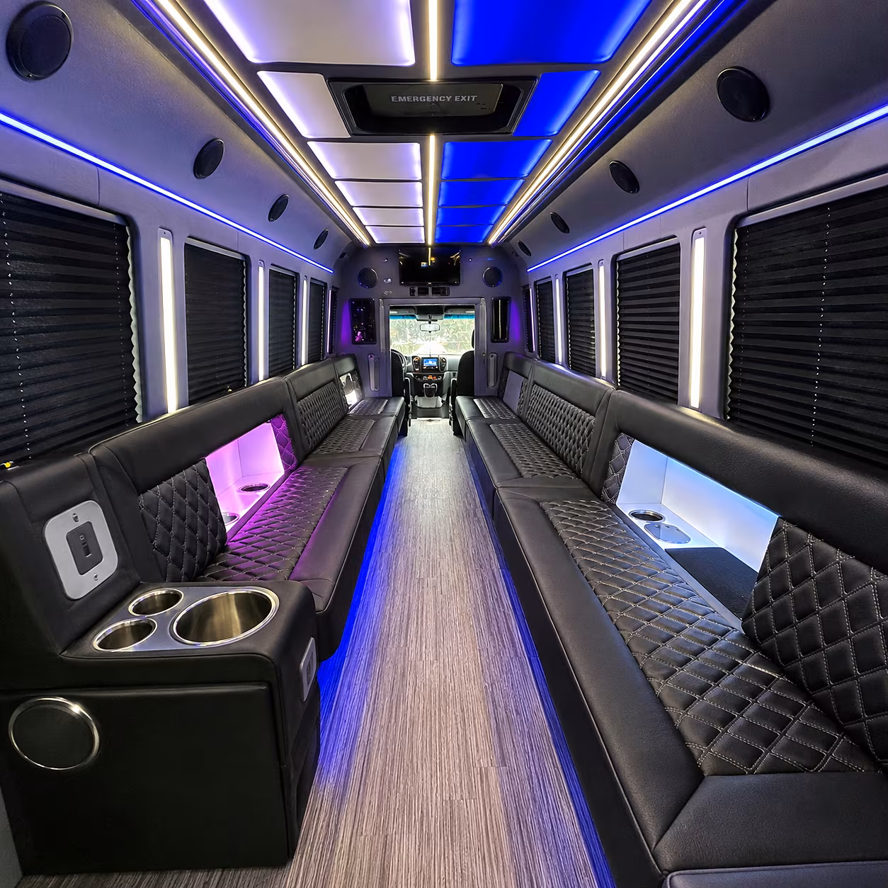 flagstaff party bus rental interior